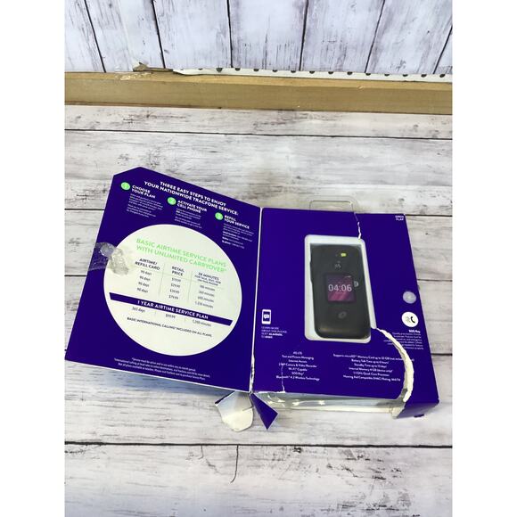 Tracfone Alcatel MYFLIP 2 (A406DL) Prepaid Flip Phone T9 - Picture 2 of 4